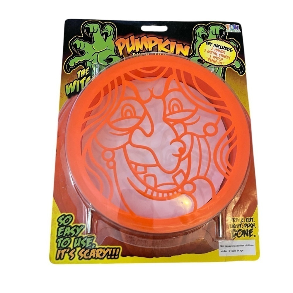Push-In Pumpkin Carving Kit - Witch